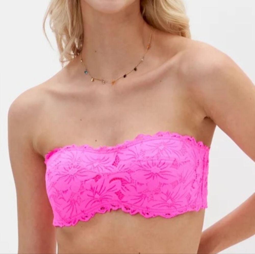 🎀AERIE BEACH DAZE LACE BANDEAU SIZE 34B